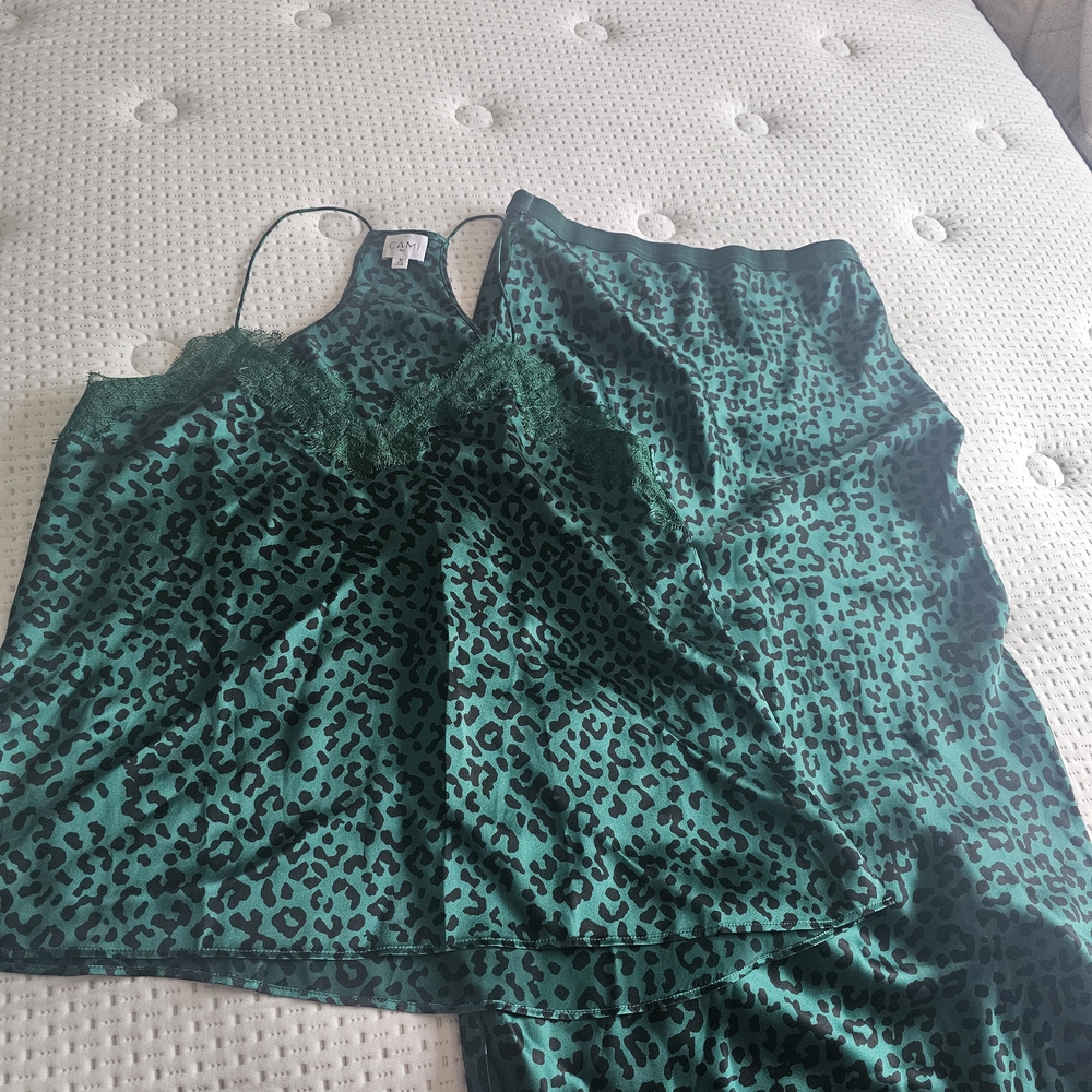 Cami NYC Emerald Animal Print Dress